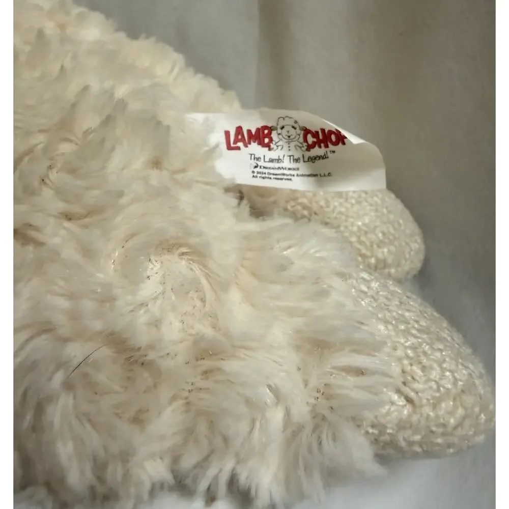 Lamb Chop Dog Plush Toy - Squeaky Toy for Small & Medium Dogs - Extra Soft Plush